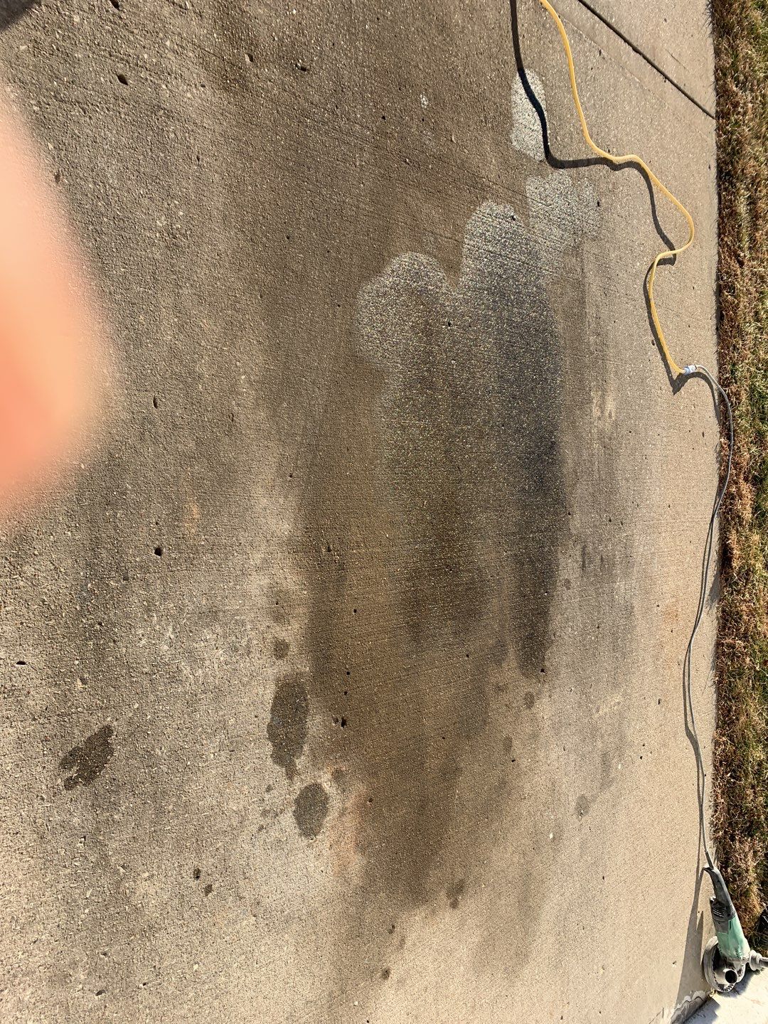 Driveway using Slate Stone by Select Painting, Coatings & Garage Cabinets