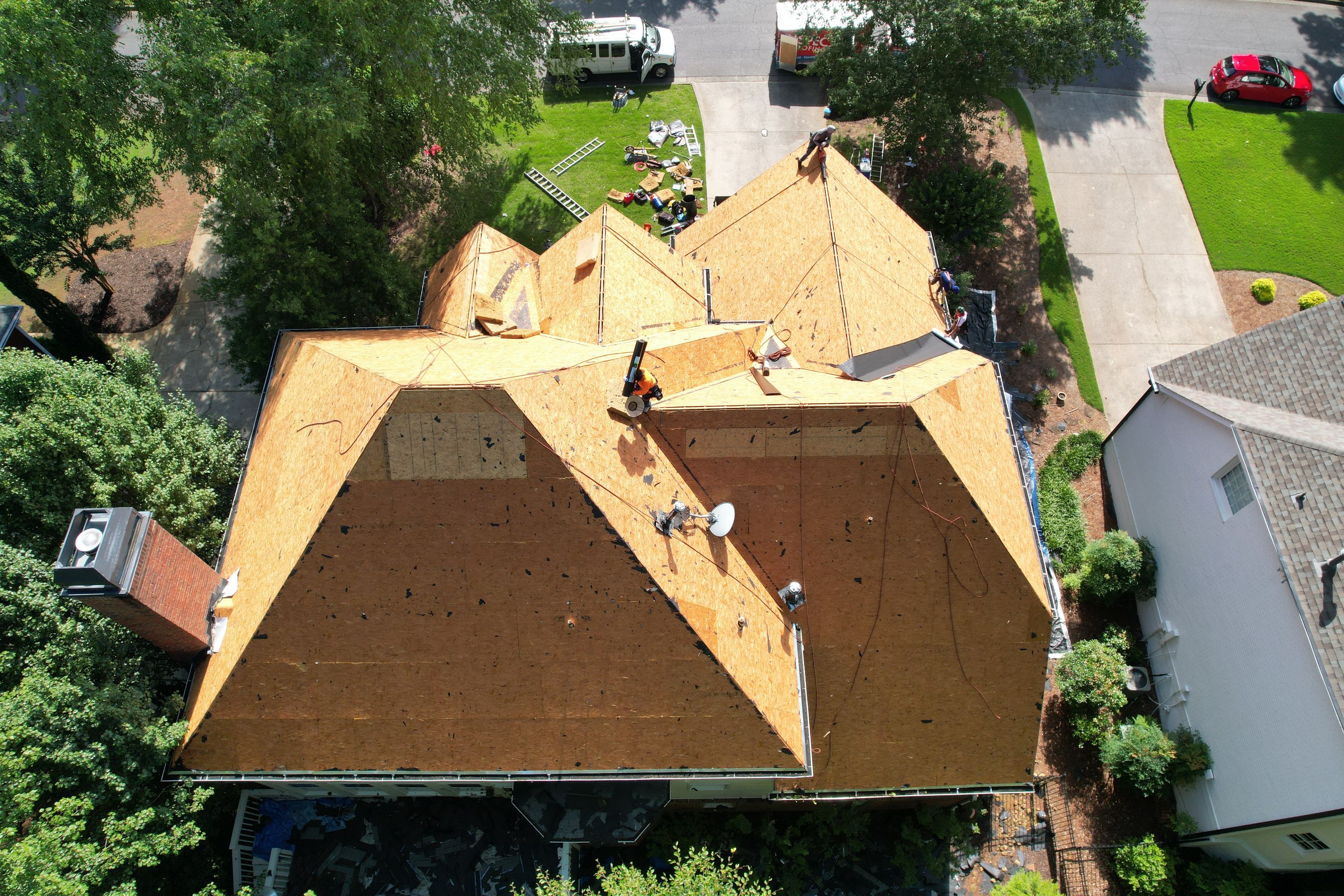 Residential Roofing Installation using Owens Corning by Inspector Roofing and Restoration