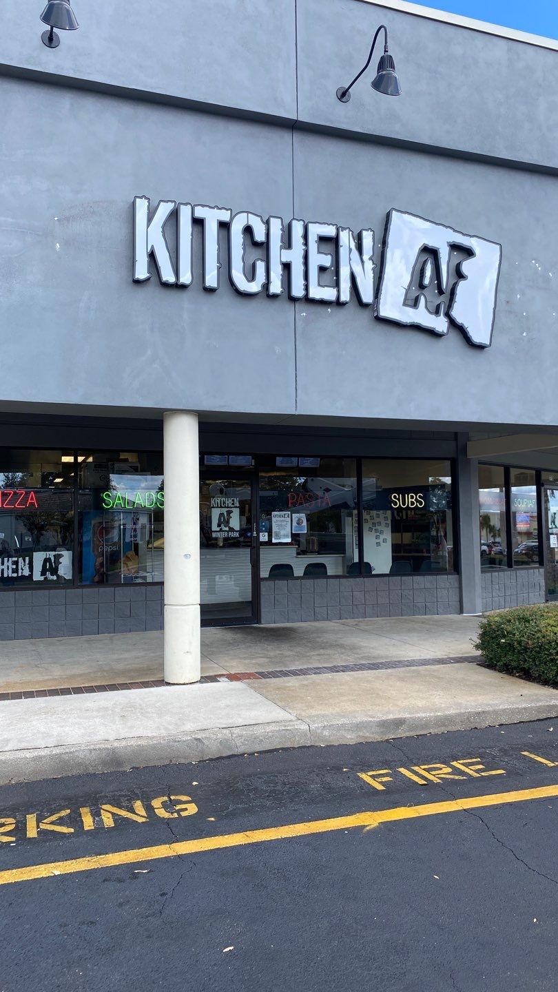 Flush Mounted Channel Letters for Kitchen AF by SignCrafters