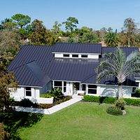 24ga 1.5" Mechanical Seam Dark Bronze  by Total Roofing System The Metal Roof Experts