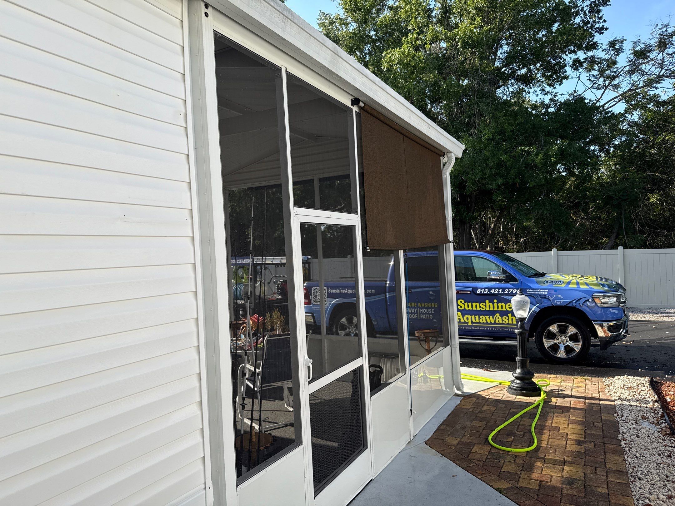 Mobile Home House Wash | Fisherman’s Cove RV Park | Terra Ceia, FL by Sunshine AquaWash