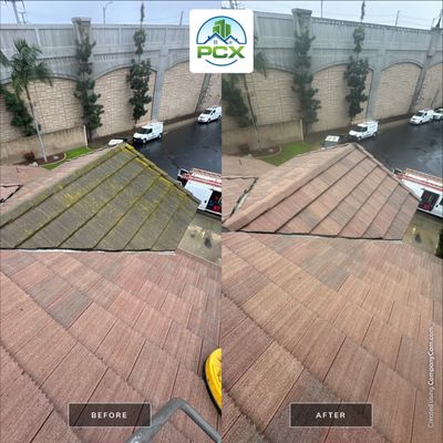 Roof wash in Placentia, CA