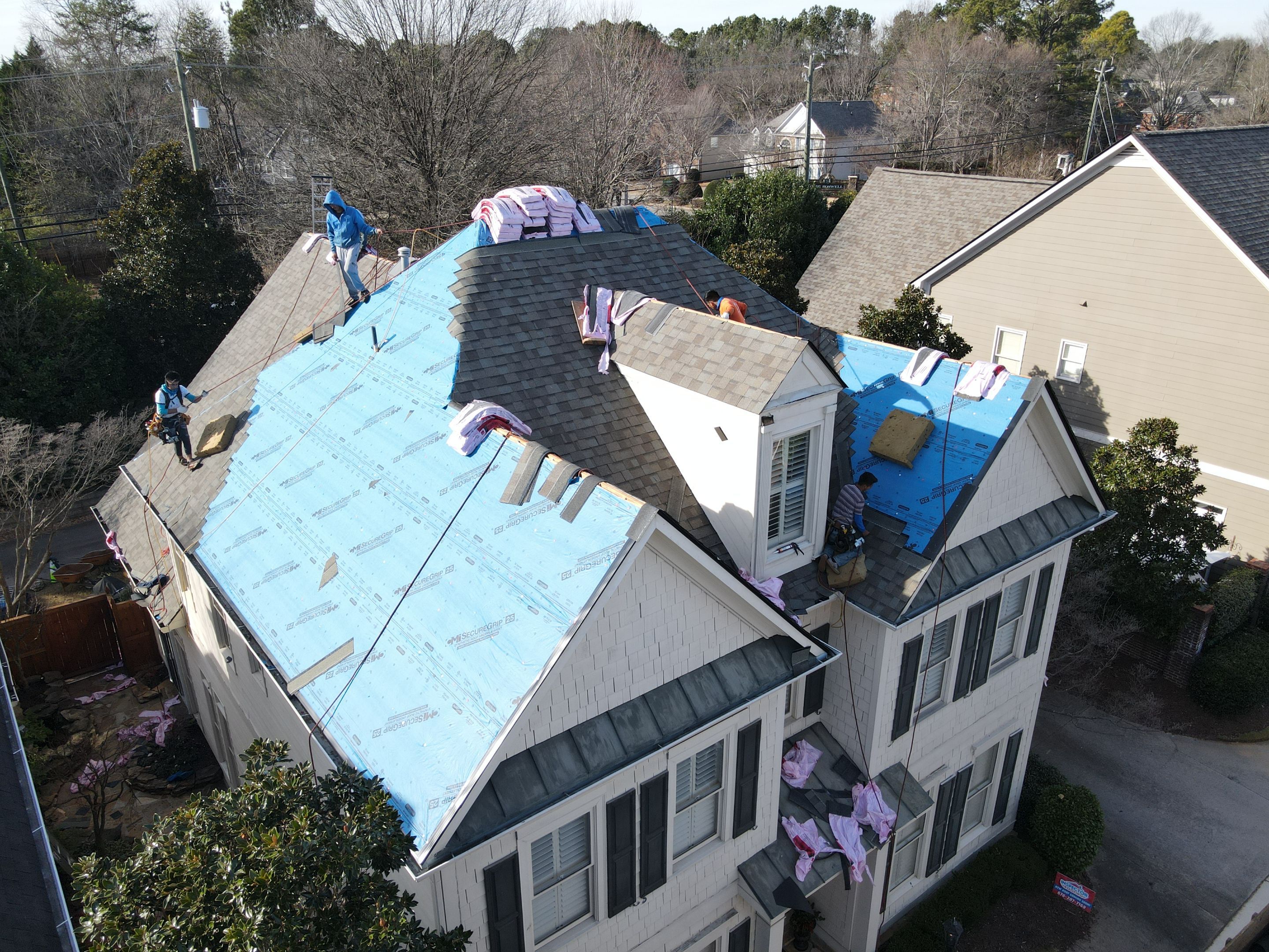 Residential Roofing Installation using Owens Corning by Inspector Roofing and Restoration