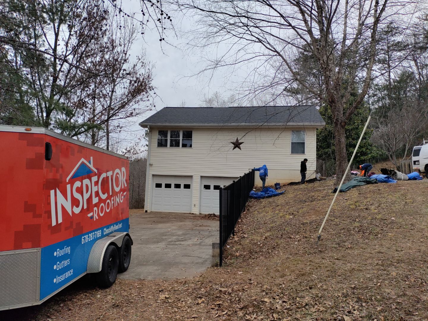 Residential Roofing Installation using Owens Corning by Inspector Roofing and Restoration