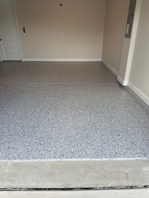 Garage Floor Coating using Tidal Wave