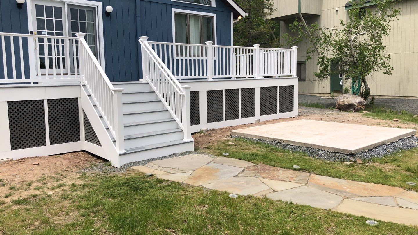 Krentar Composite deck by Burke Home Services