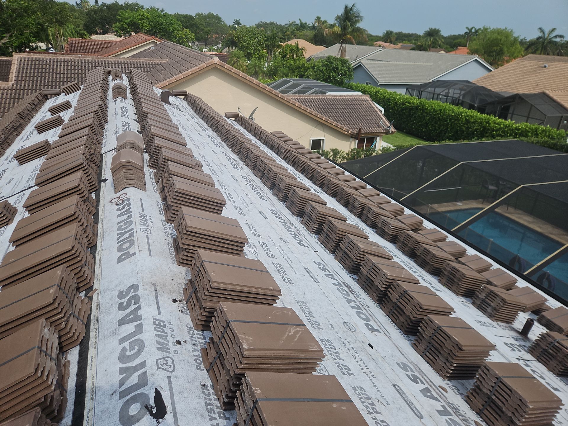 Residential Roofing Installation using WestLake Roofing Tile by BLUES BROTHERS ROOFING