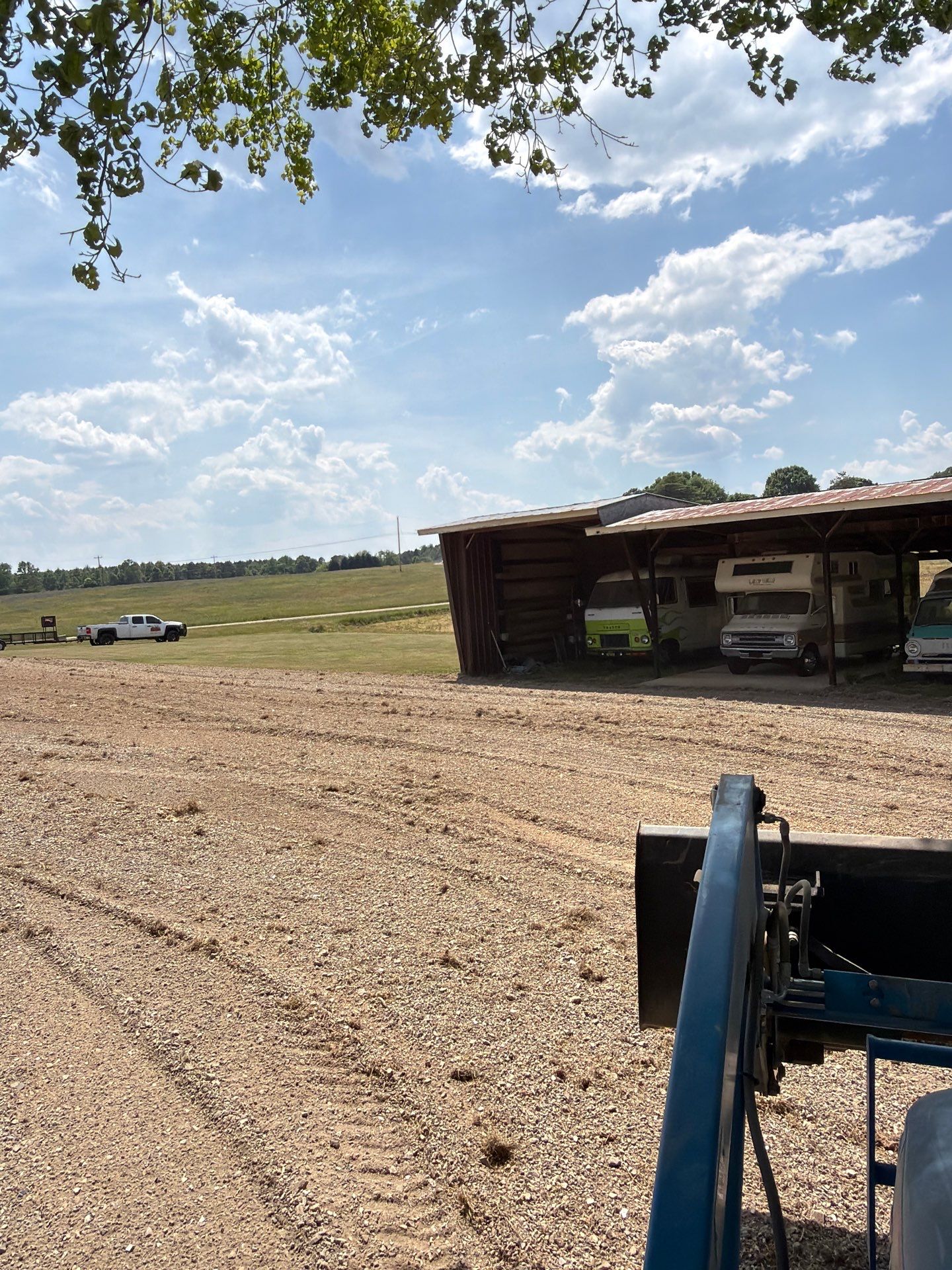 Gravel Driveway Grading and Lot Leveling in Lexington by Four Oaks Grading and Septic, LLC