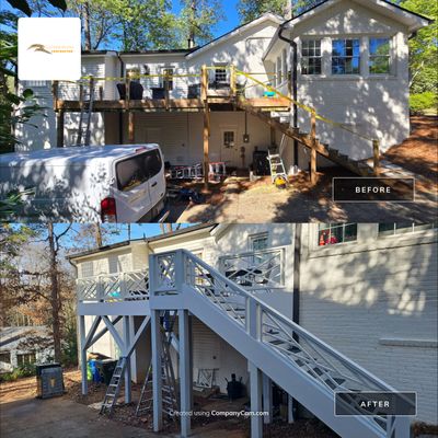 Custom Railings, Deck Support Installation, and Professional Deck Painting