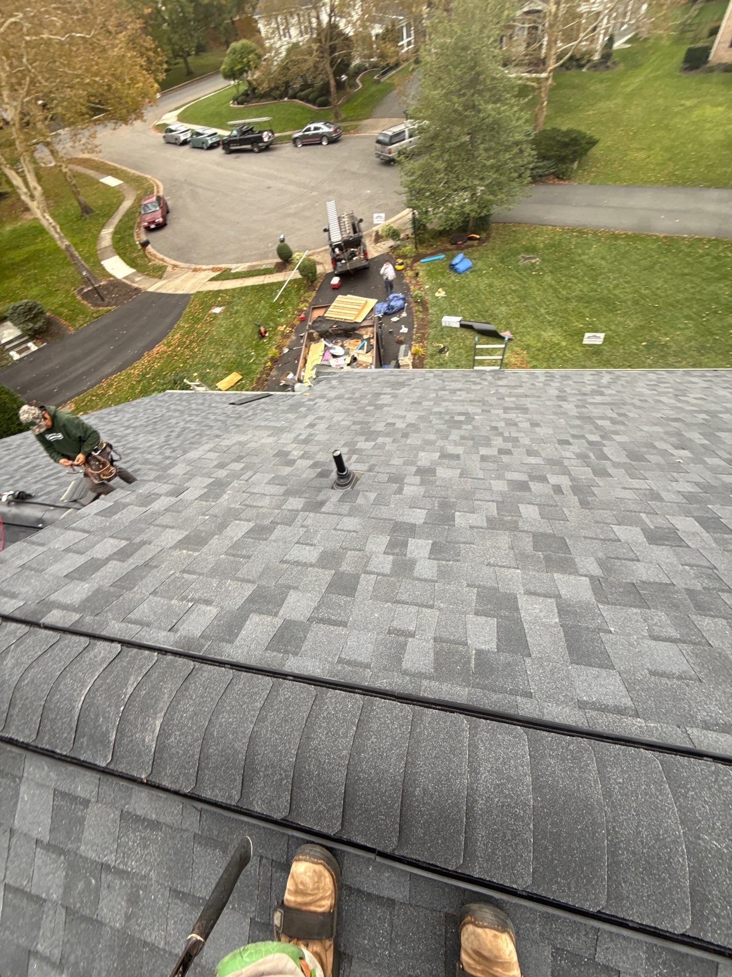 Alexandria :Residential Roof Replacement with CertainTeed Landmark Pro in Max Def Moire Black  by RM Banning, Inc.