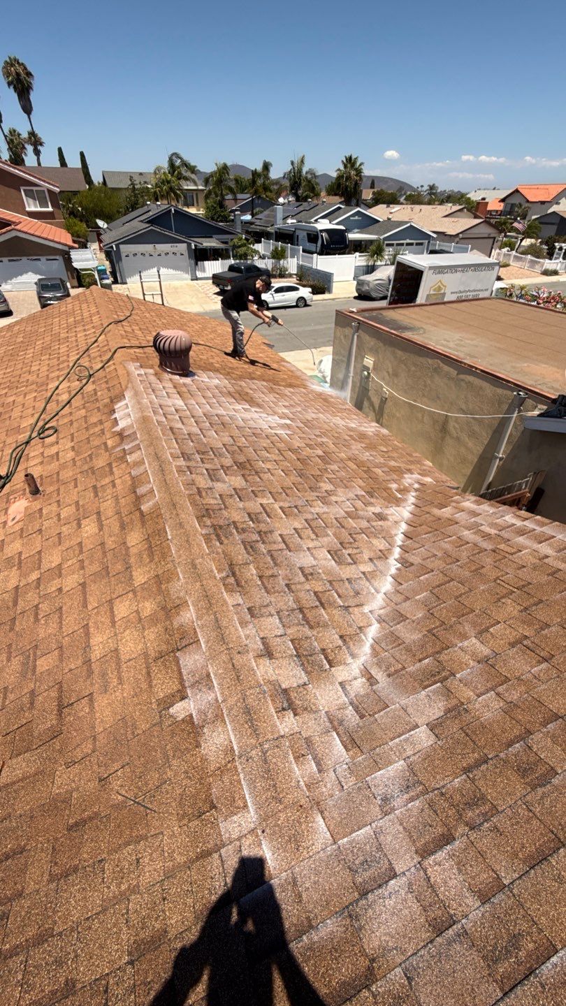 Asphalt Shingle Roof Rejuvenation and Vent Sealing in San Diego by Reliable Roofing San Diego Inc.