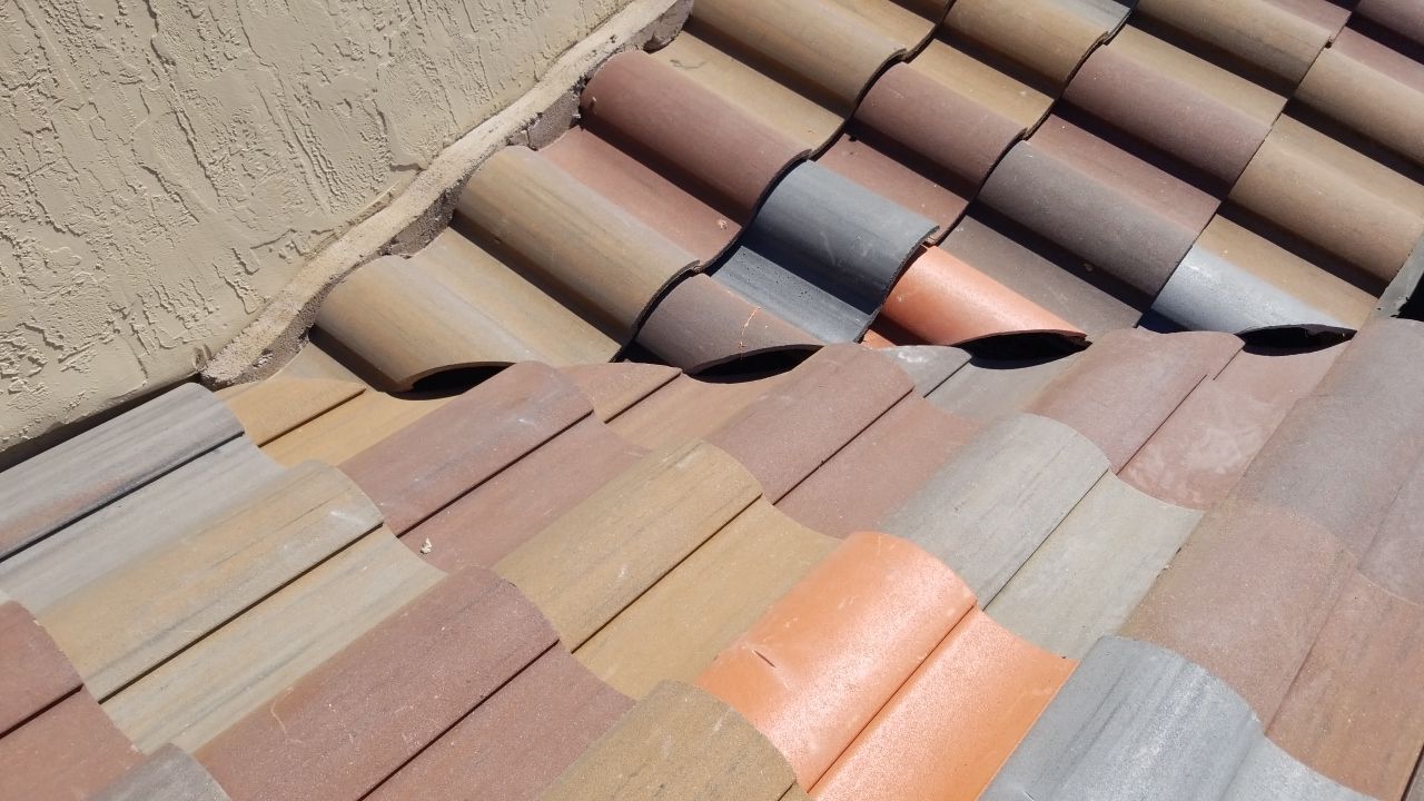 Concrete Tile Roof Repair and Pipe Penetration Sealing in Parkland by Aastro Roofing