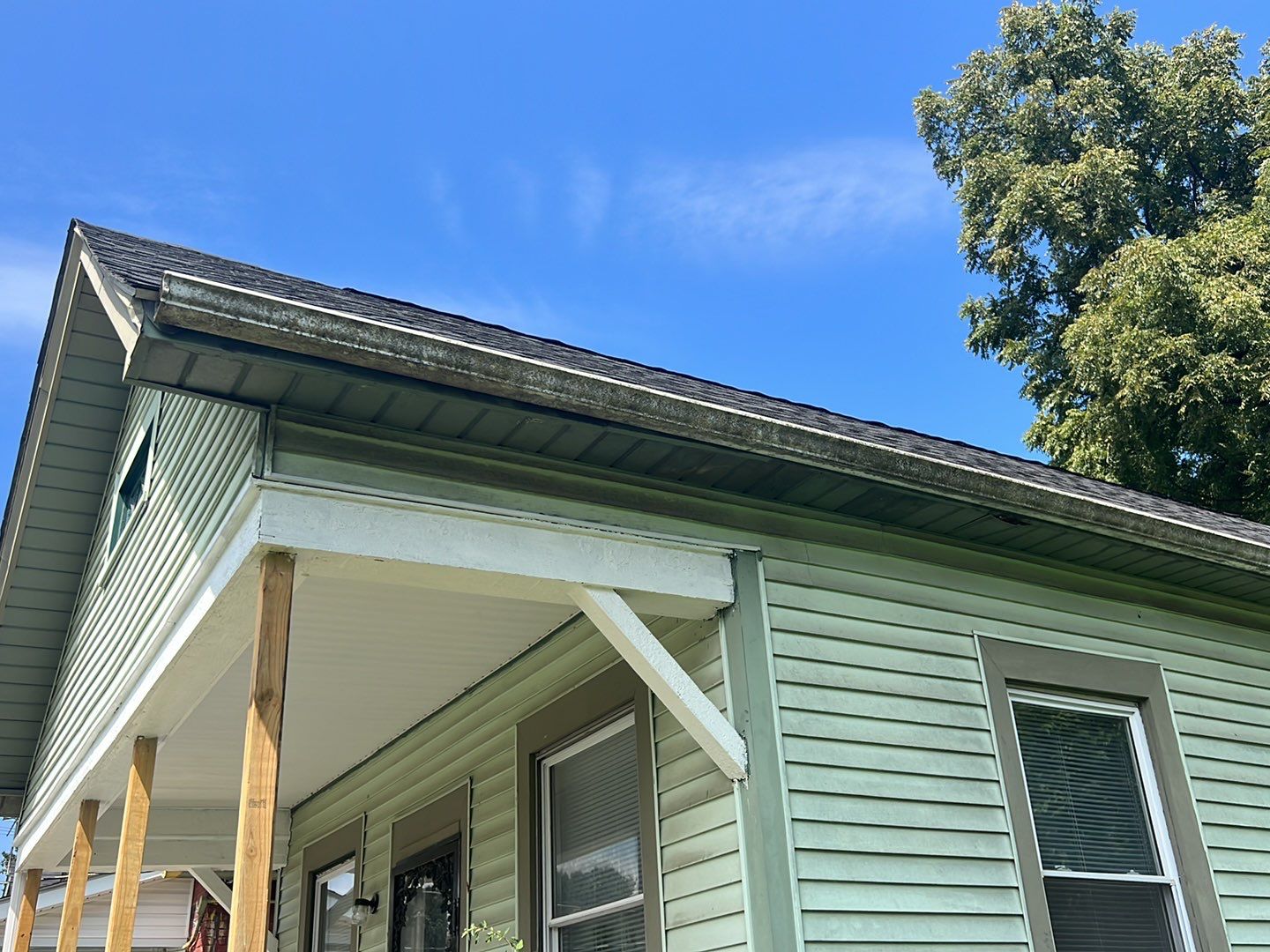 Rental Property Restoration, siding, flooring, gutters, landscaping by Storm Contracting 