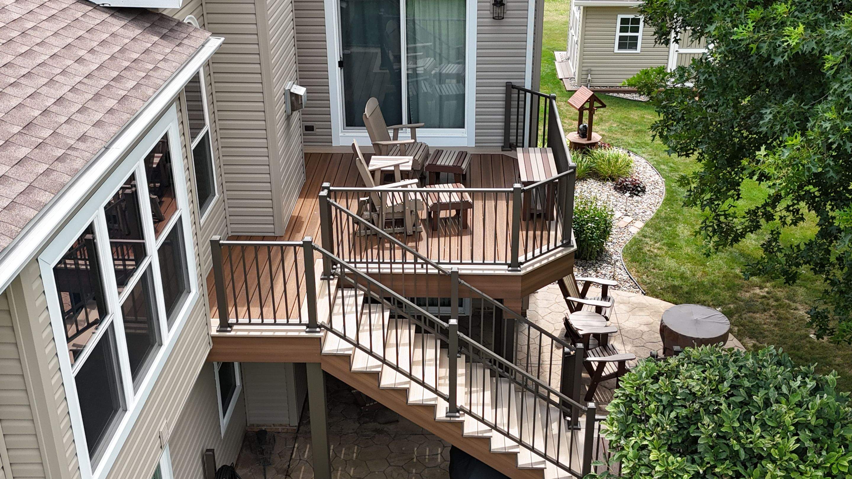 Louisville Ohio Siding and Decking Installation by Pine Ridge Roofing LLC