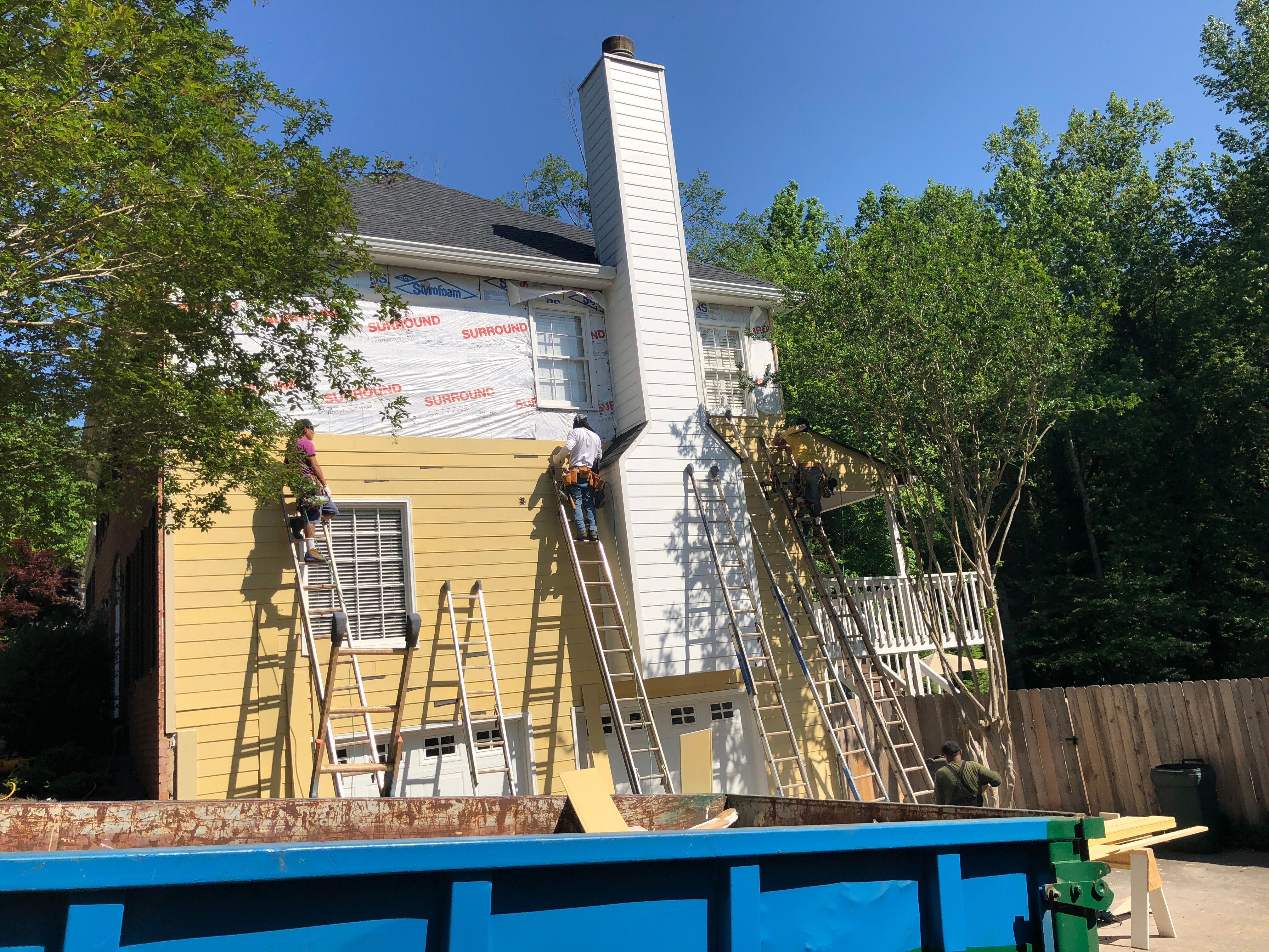 Siding Replacement and Full Exterior Repaint for Marietta Home by Swift Home Renovations