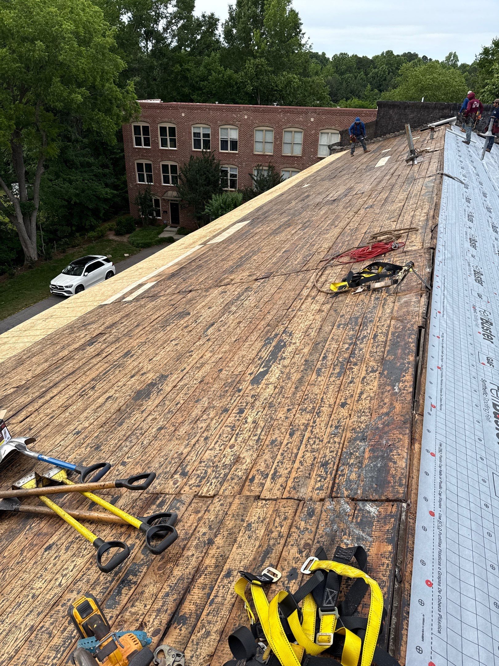 Roof Replacement - 24 Gauge Galvalume - Historic Building  by Pro Performance Roofing