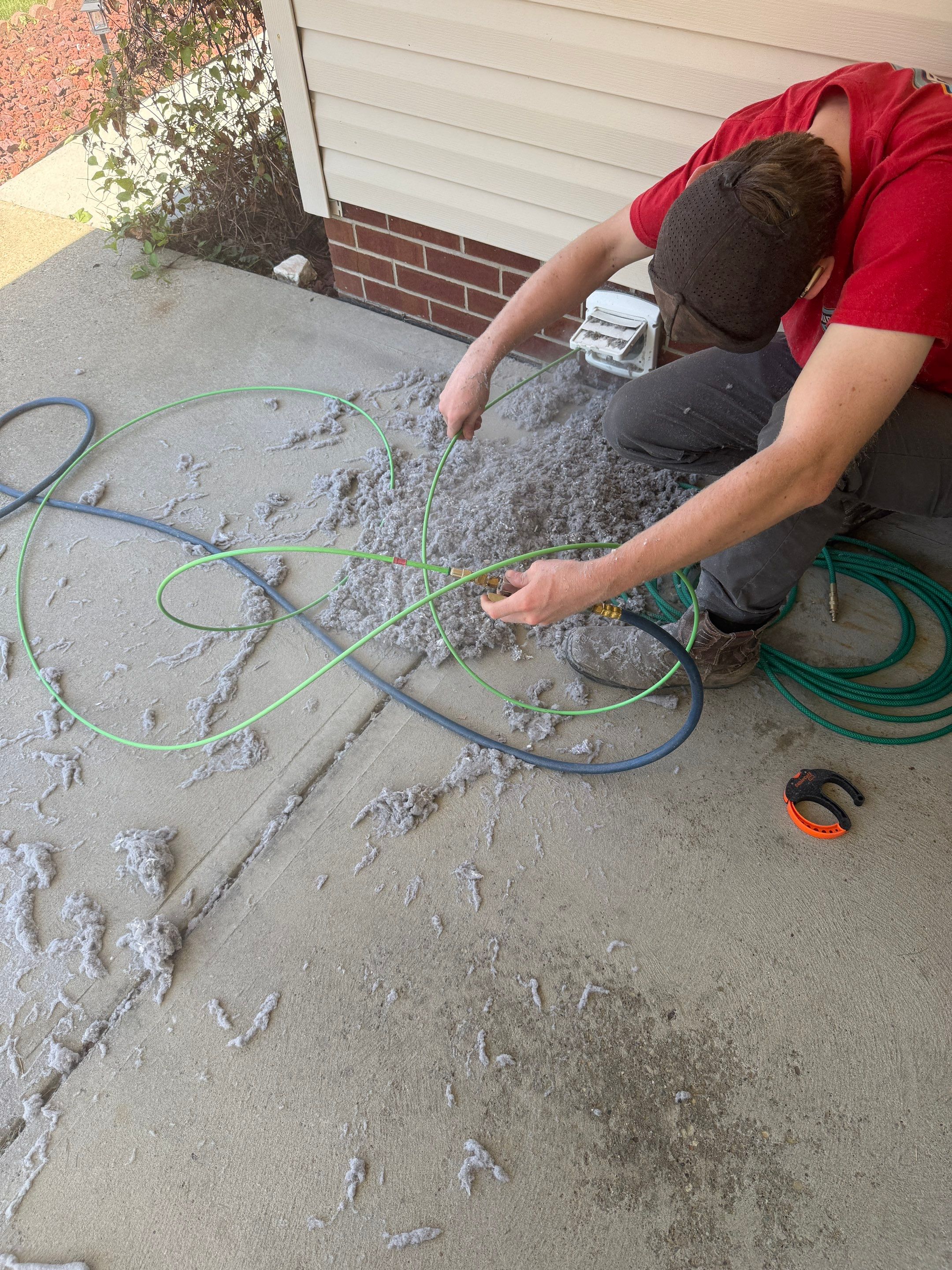 Residential Dryer Vent Cleaning and Debris Removal in Zelienople by Superior Air Duct Cleaning