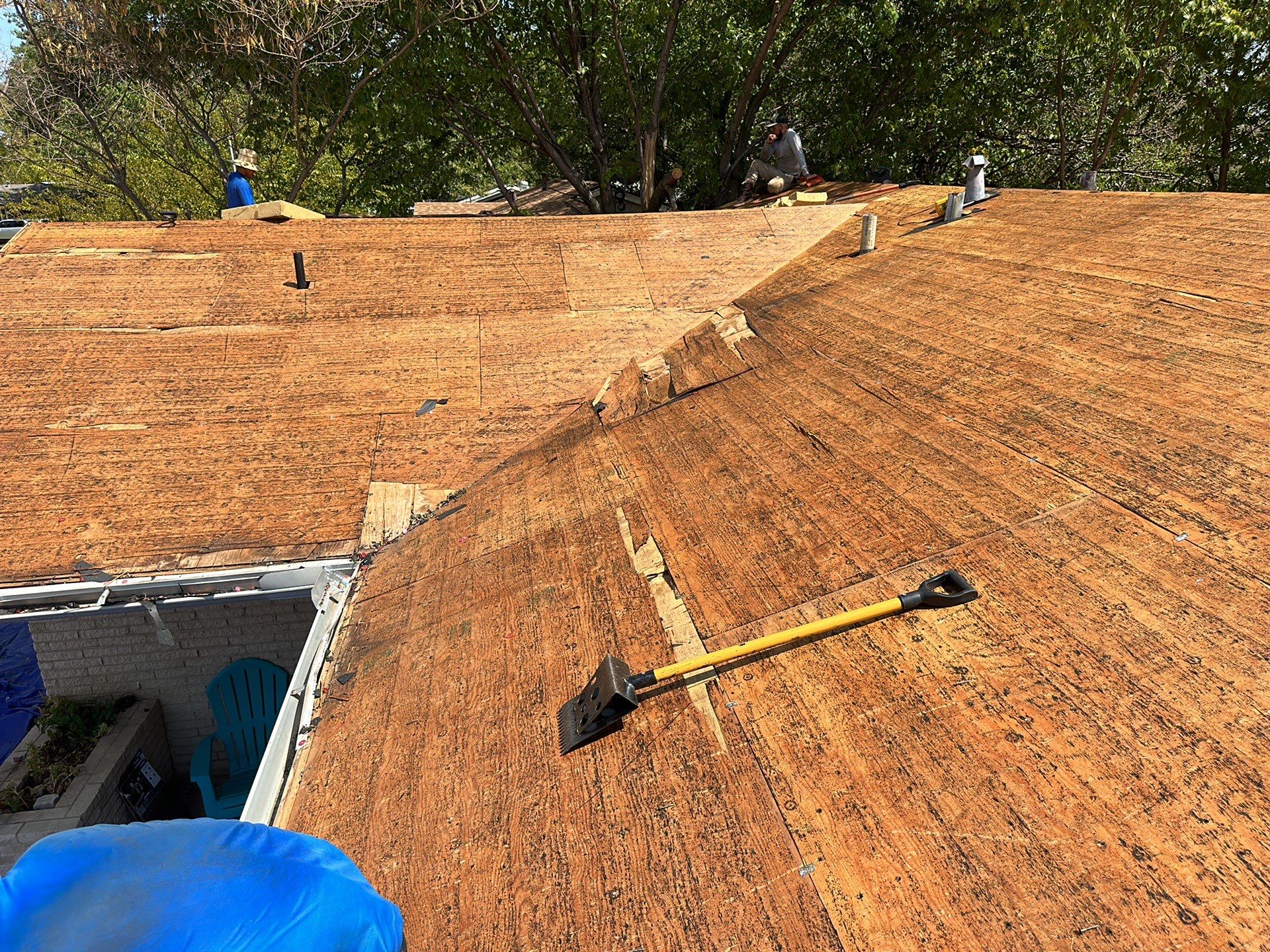 Residential reroof redeck using Certainteed landmark burnt Siena by Becker Roofing and Exteriors
