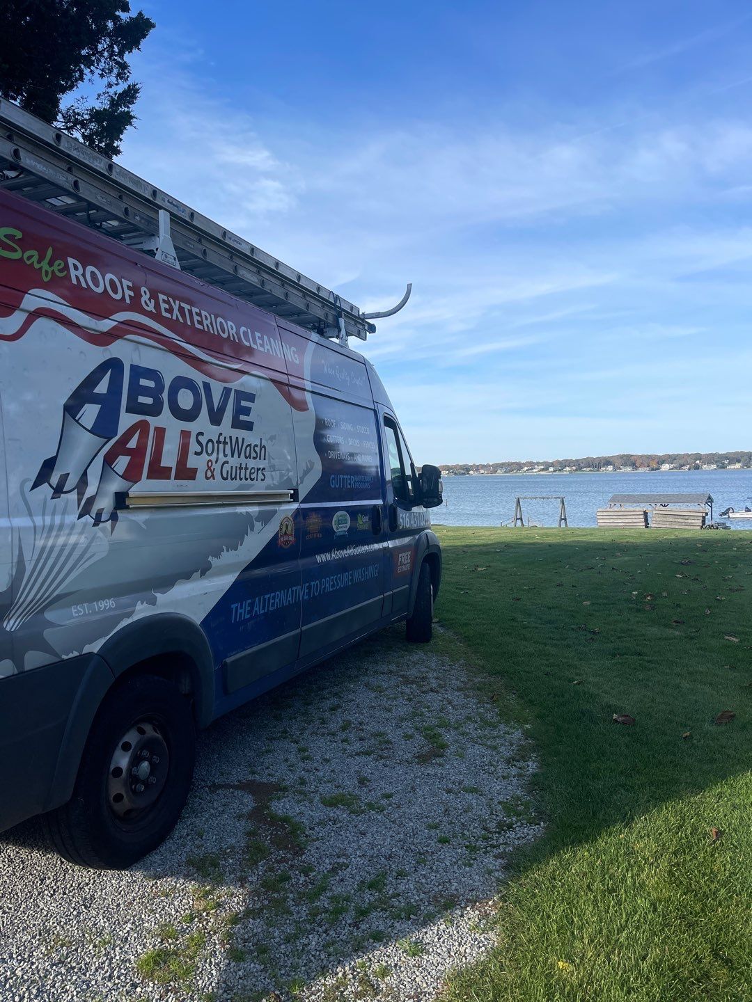 Gutter cleaning Hampton Bays by Above All Gutters 