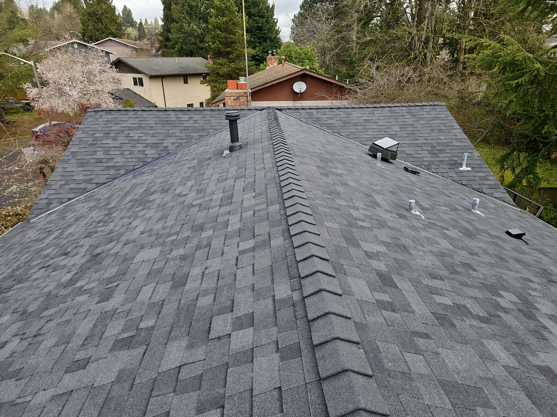 Roofing Project in Kent by Fred Meyer Roofing