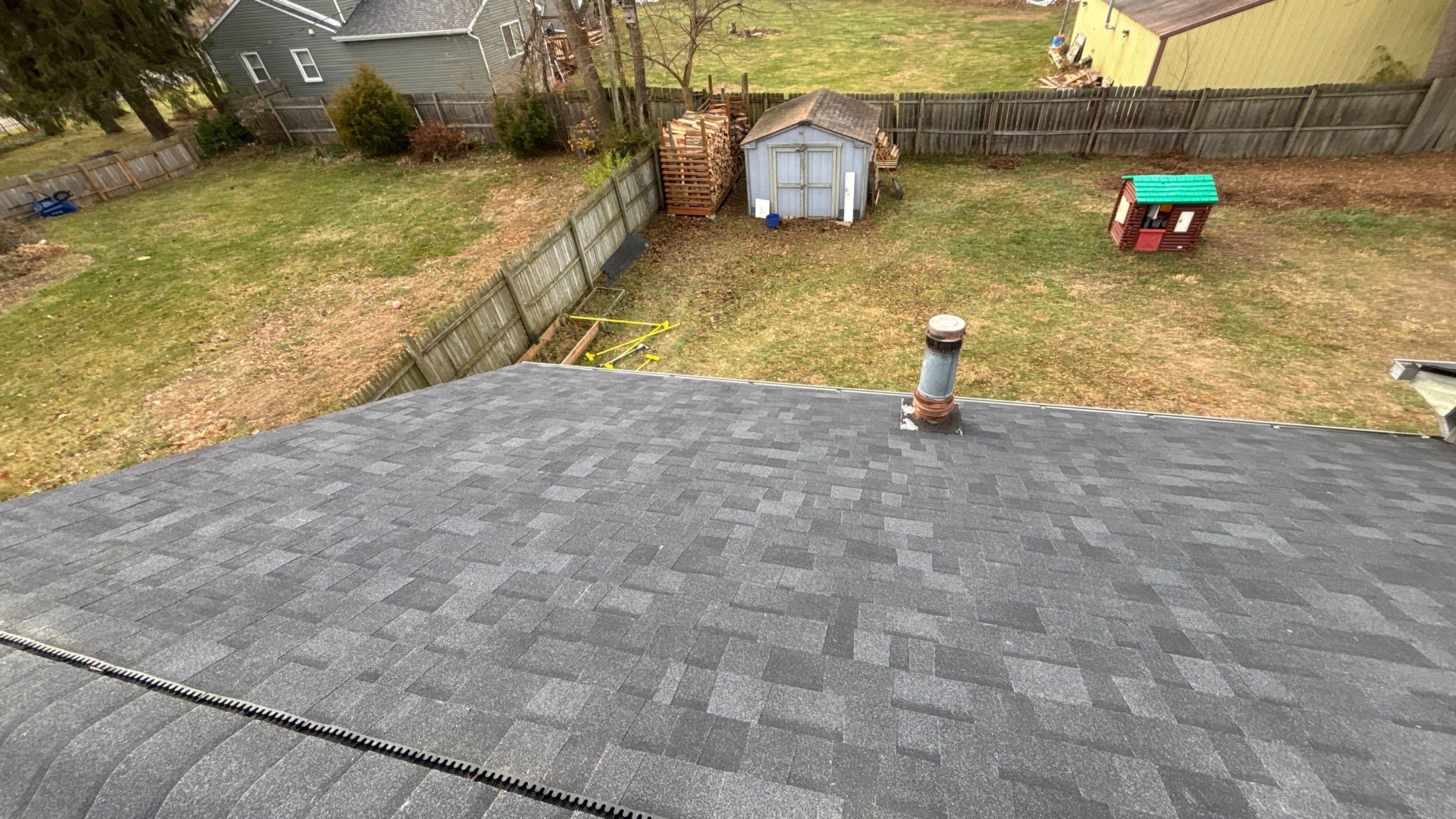 Roof Replacement using Owens Corning Onyx Black by 180 Contractors