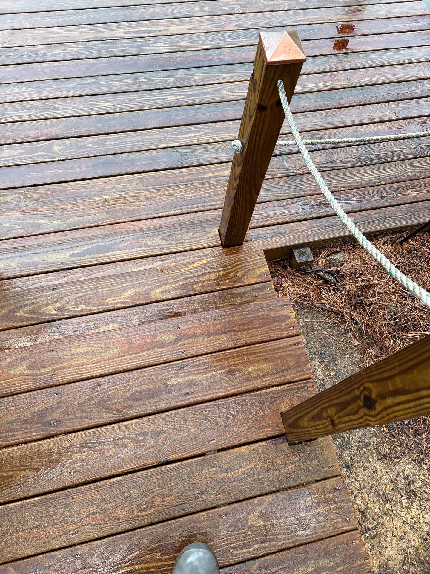 Dock using Wood Sealant by DuraSeal