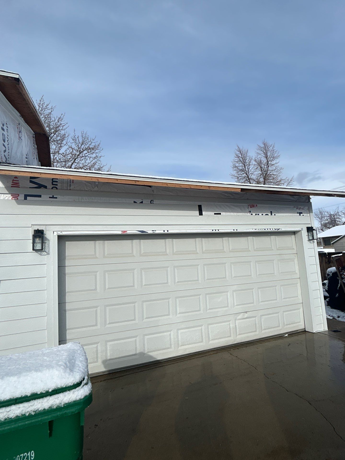 Orem | Crisp Monochromatic Hardie Upgrade | Arctic White by Ideal Siding Utah