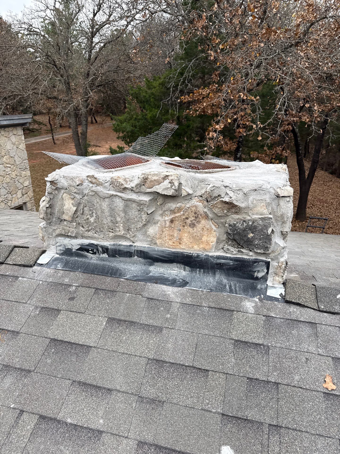 chimney repair in Edmond by McCann's Roofing and Construction