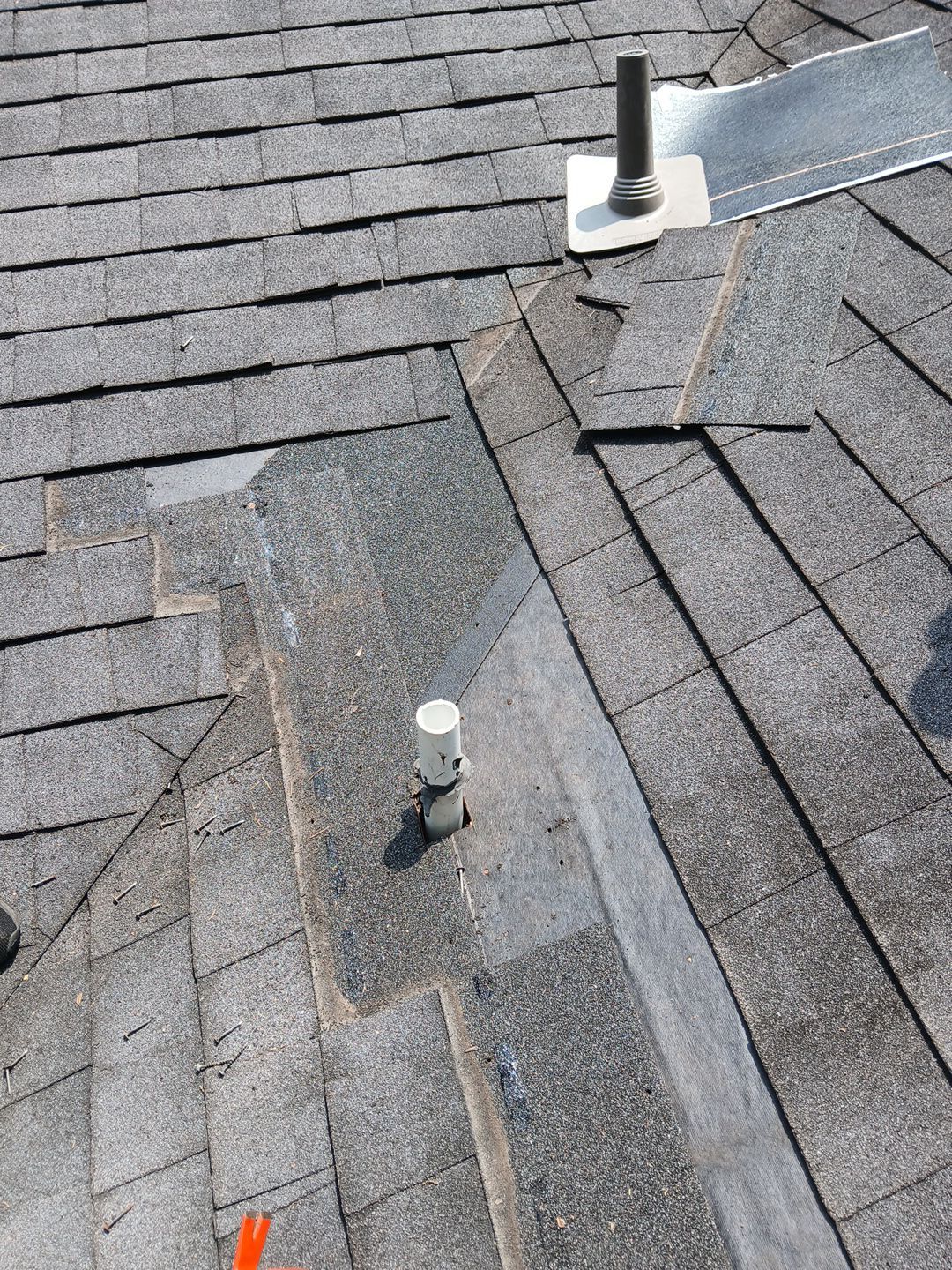 Hail Damage using Owen's Corning Duration (Lifetime) Shingles by Roof Repair Company