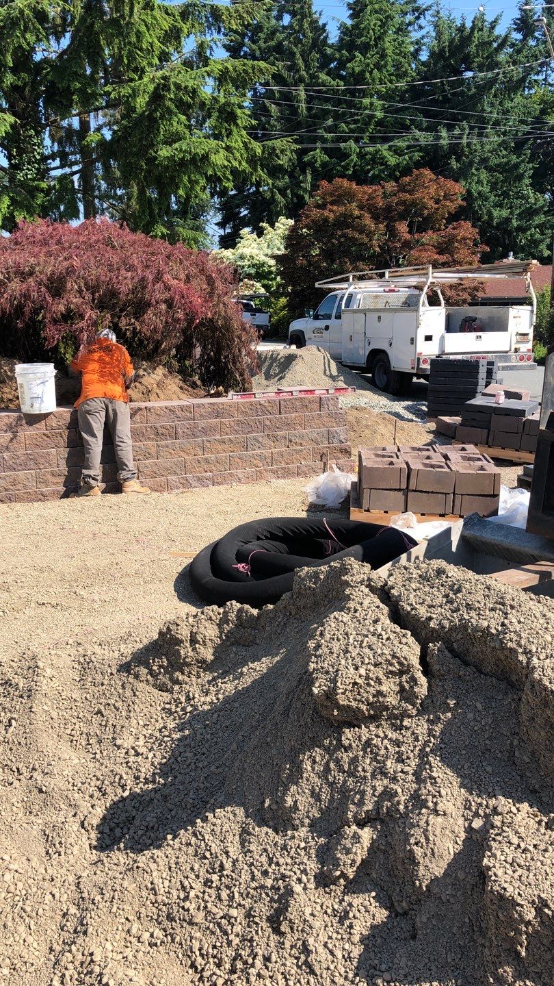 Justin | Retaining Wall, Landscape Project  by Jireh Asphalt & Concrete Inc 