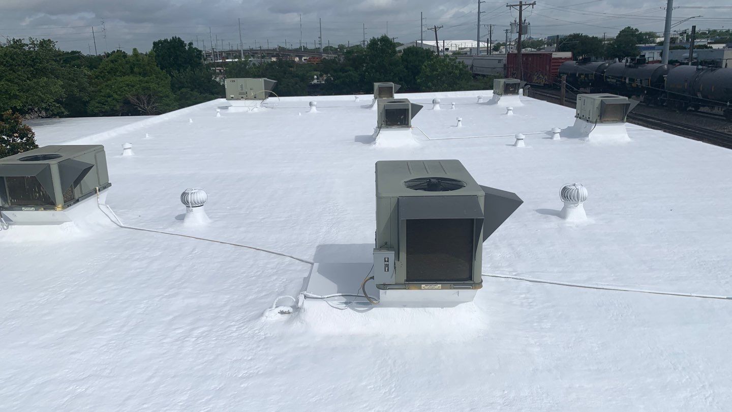 Foam & Metal Roof Restoration – Thermo Sensors (Garland, TX) by All Star Roofing LLC