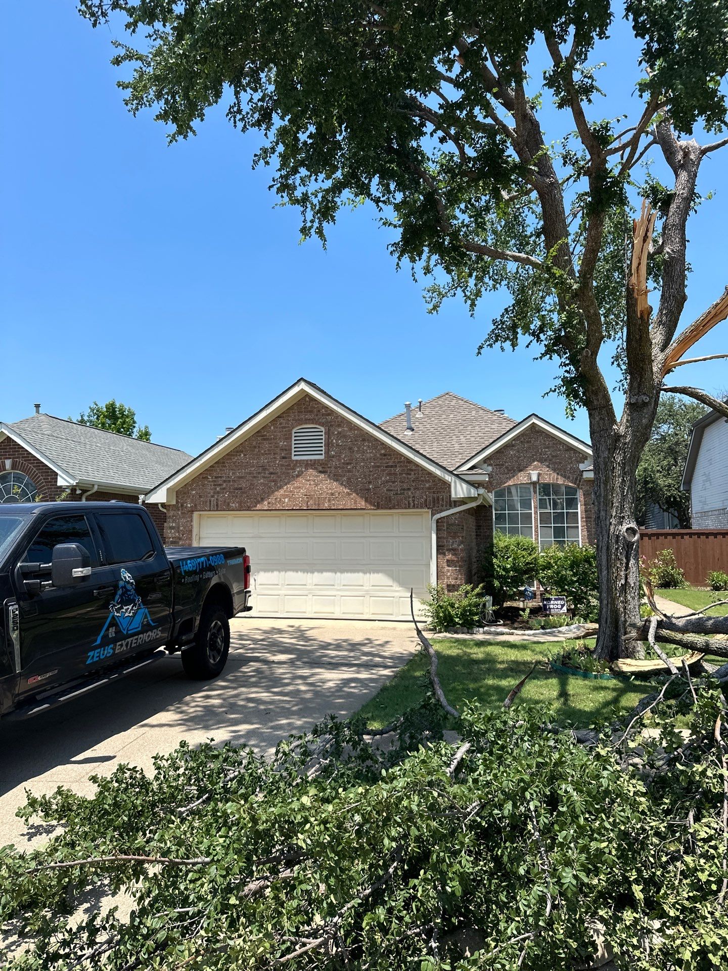 Project in Carrollton by Zeus Exteriors