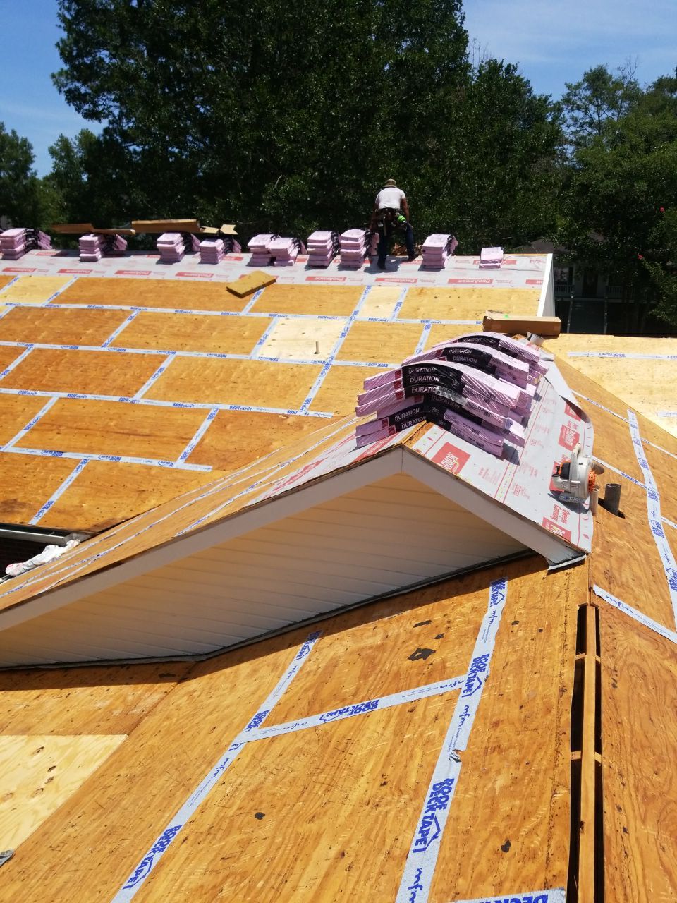 Residential Roofing Installation using Roof Replacement by American Roofing & Construction LLC