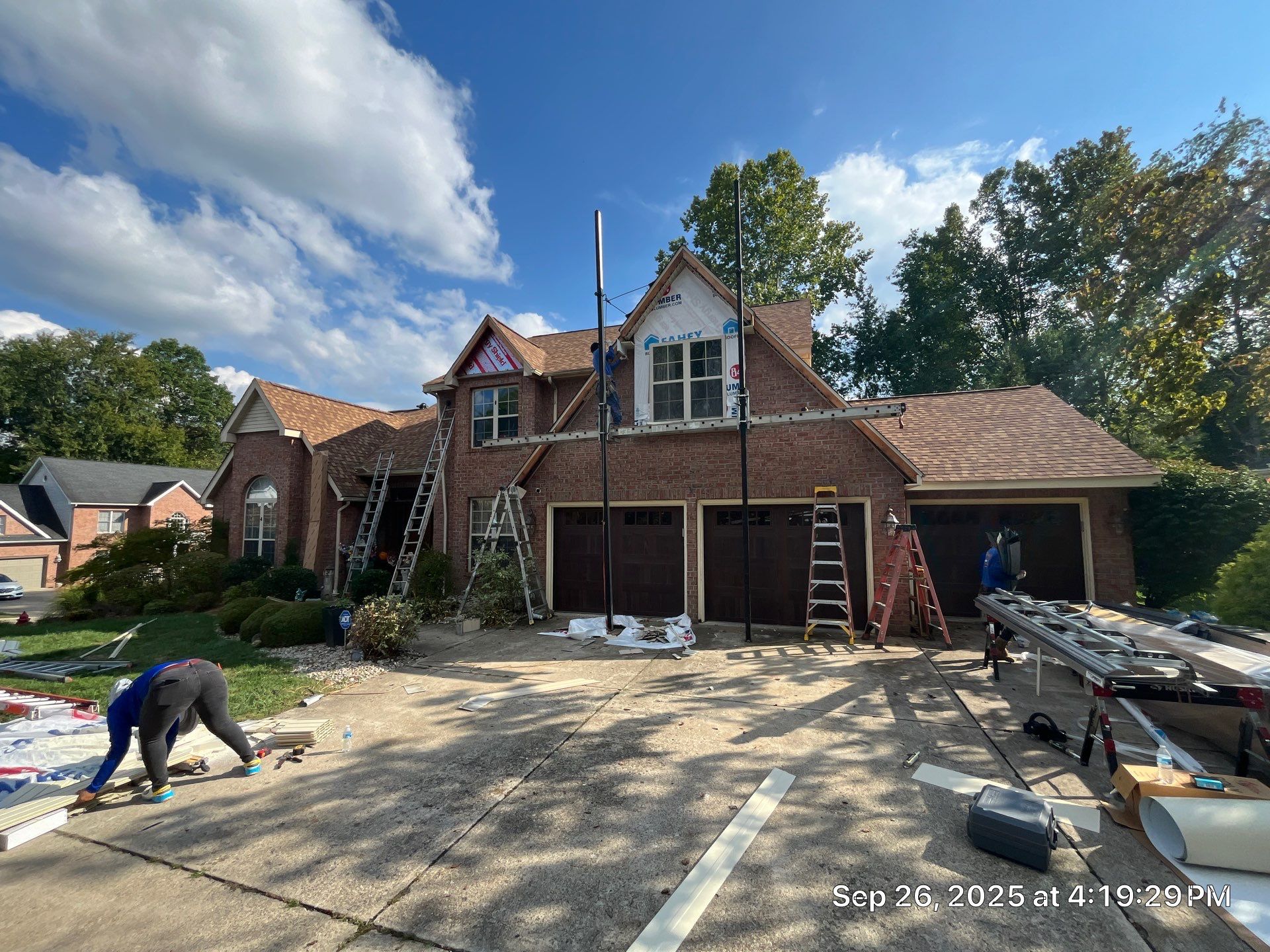 Siding and Certainteed Land Mark Pro Shingles  by Fahey Roofing + Contracting