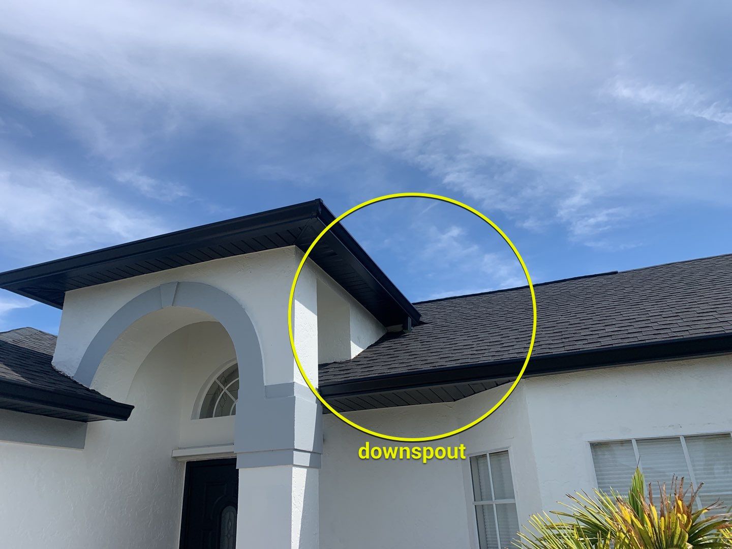 Black Seamless Gutters for Modern Cape Coral Homes by Gutter Professors