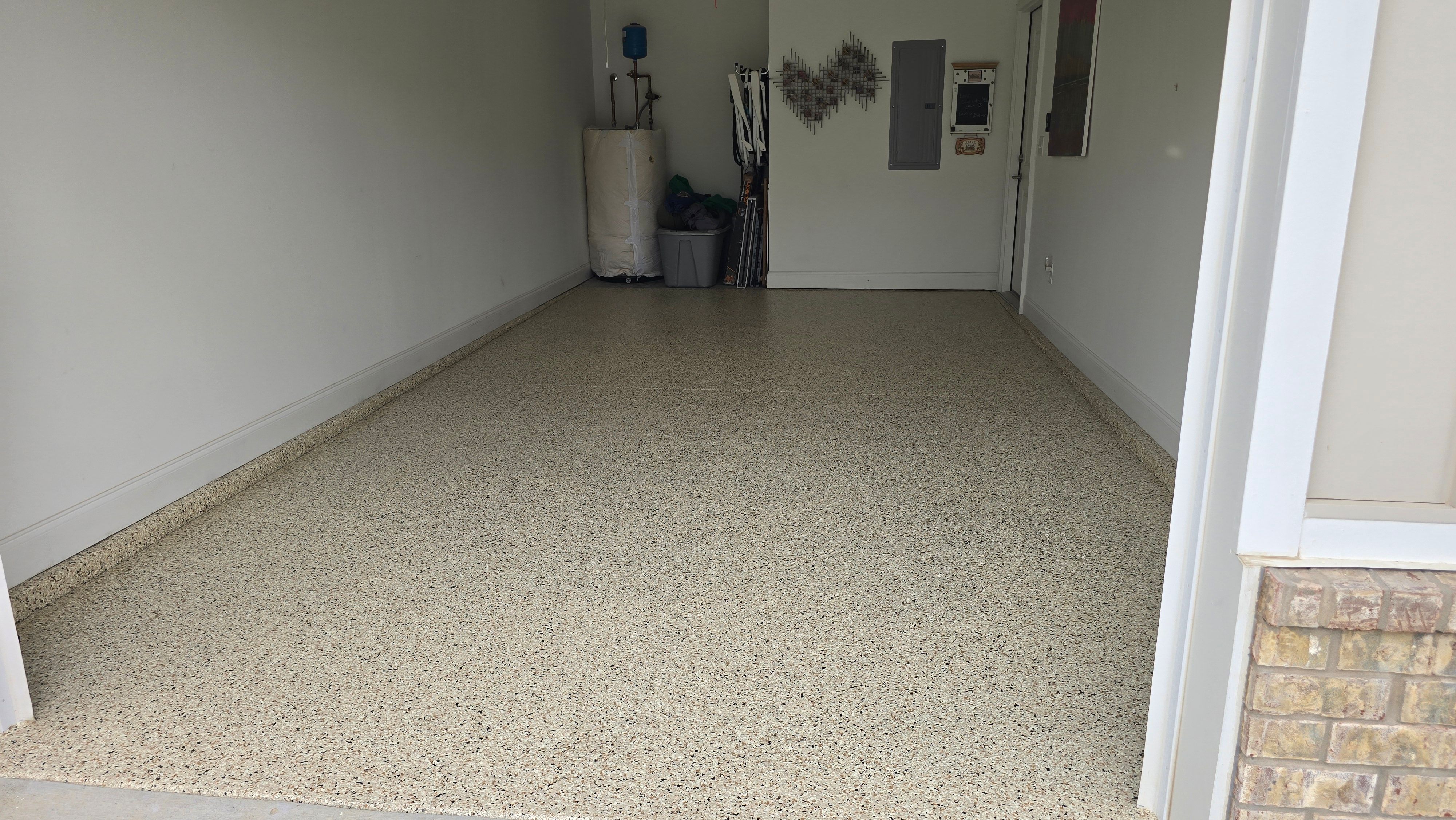 Garage & Front Porch Using Shoreline by Elite Floor Solutions