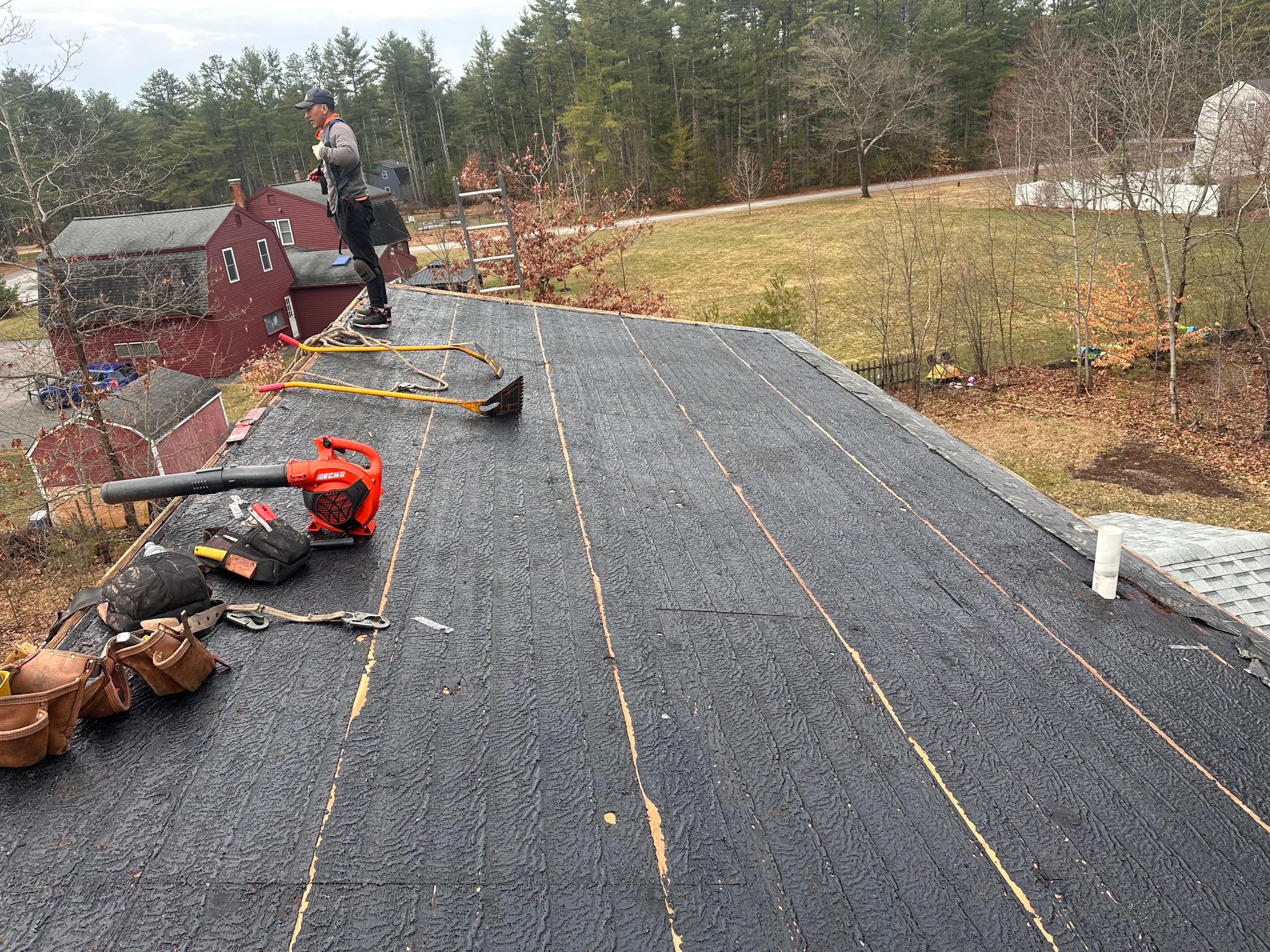 Residential Roof Replacement and IKO Cambridge Shingle Installation in Berwick by Tall pine roofing