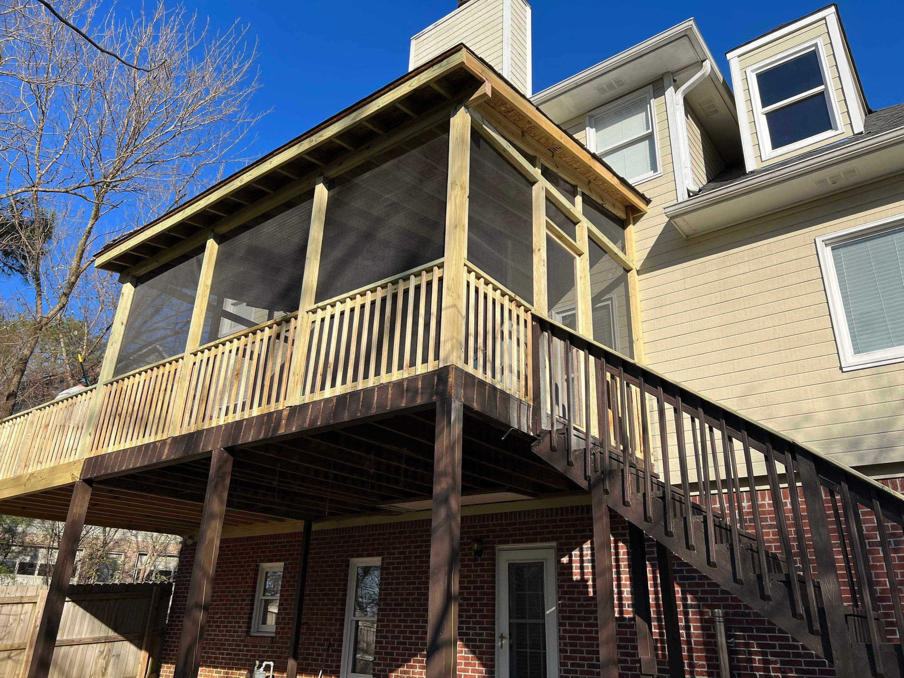 Southwood Screened Porch by Pillar and Pine