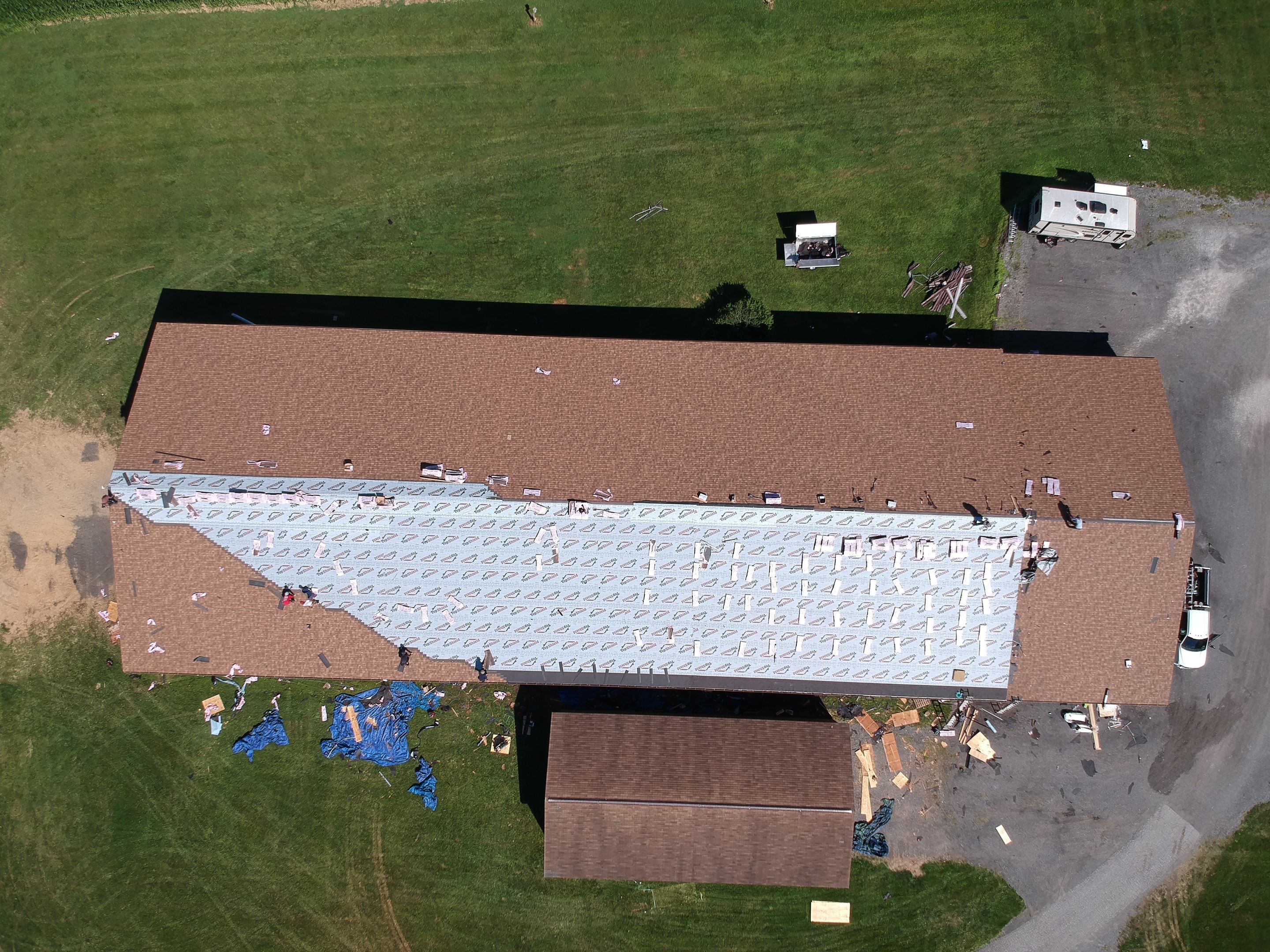 Roof Replacement in Upperco, MD • Private Farm by Seipp Roofing, LLC