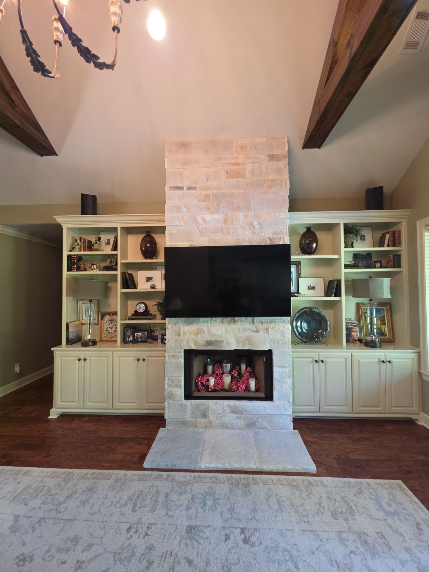 Little Rock Fireplace Remodeled by Atlas Stone 