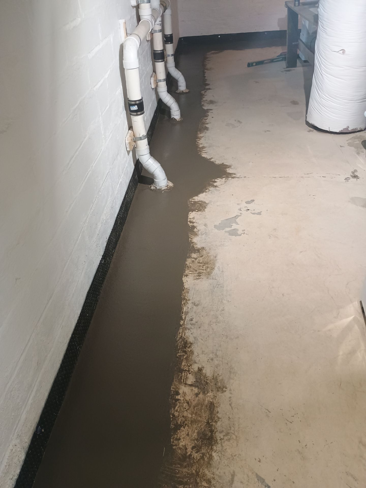 Another Drain Tile Project in the Books by Waterproofing Northeast