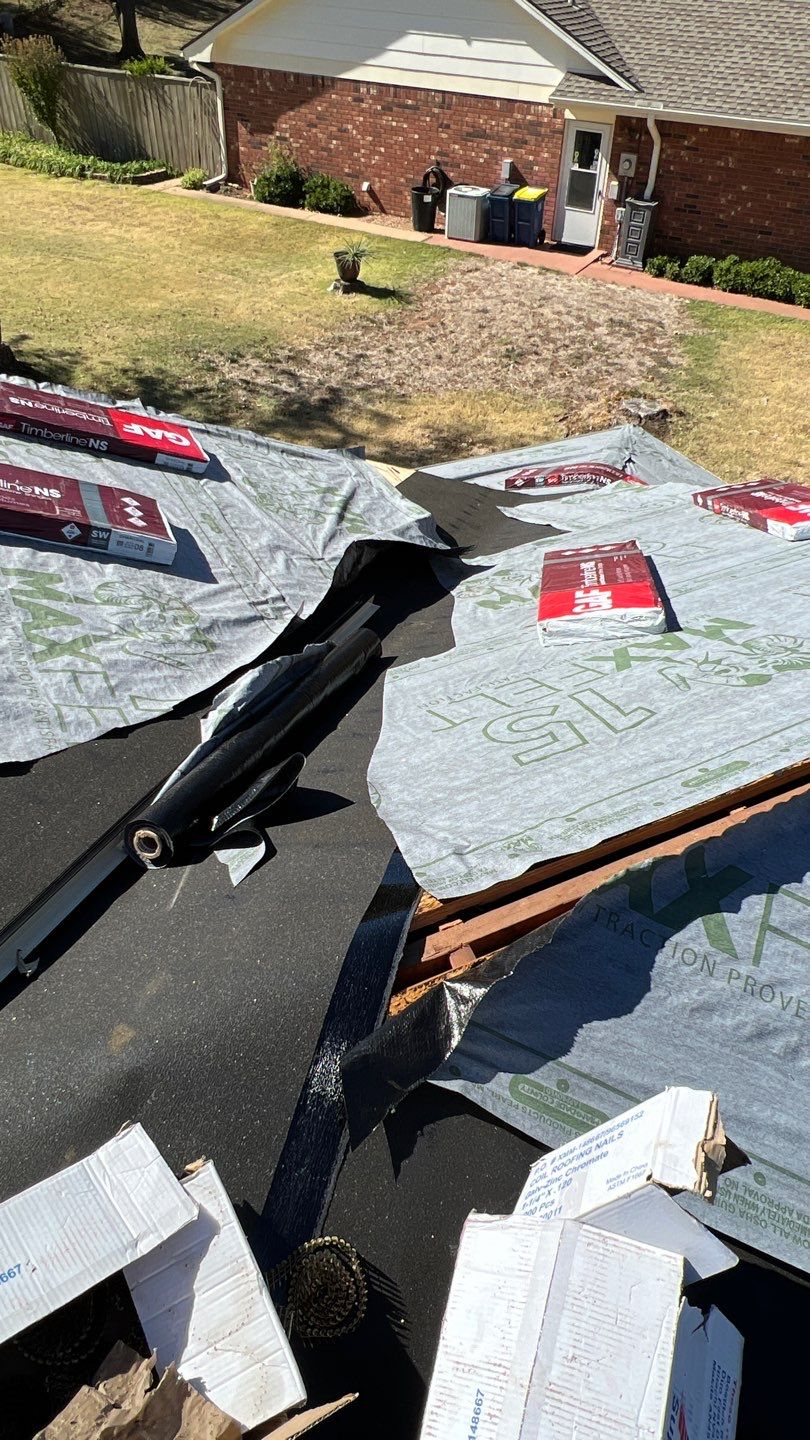 Residential Roofing Installation using GAF Natural Shadow  by A & H Roofing and Contracting