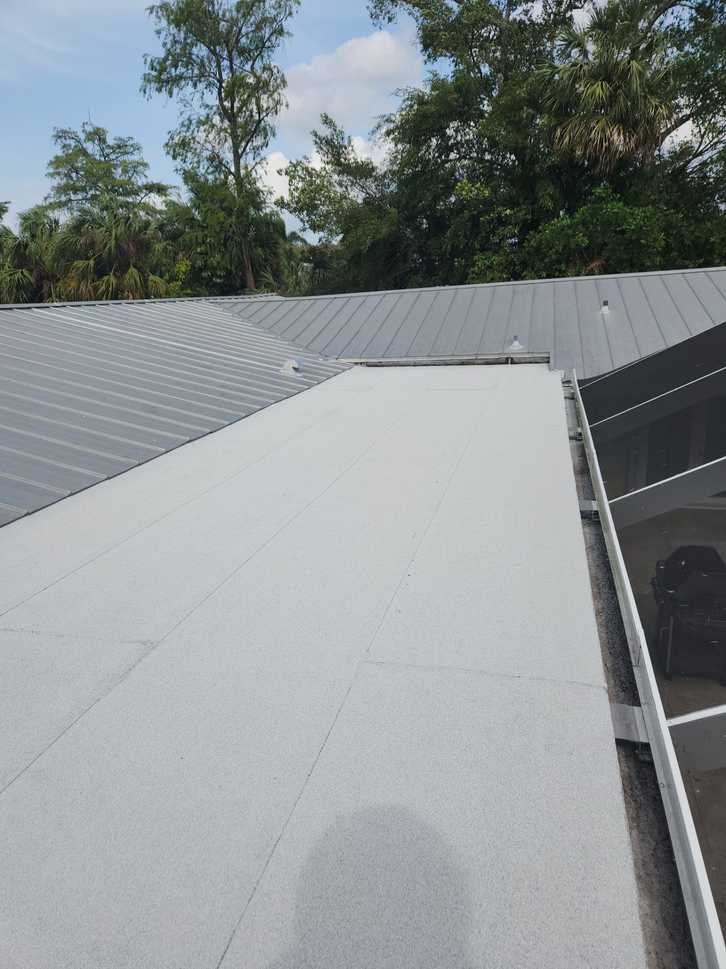 Flat Roof Replacement and Fascia Repair in Margate by Aastro Roofing