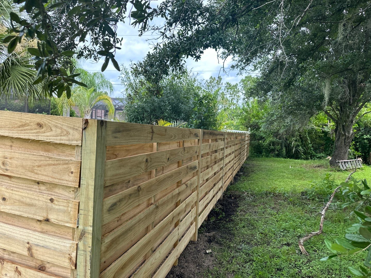 Wood Fence Installation using Wood Pressure Treated Fence  by Asap fence and gates, LLC