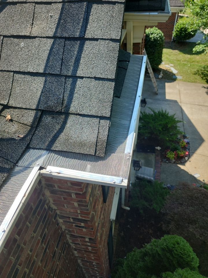 Gutter Guard Instalation using Leaf Blaster Pro by Power Wash Masters LLC