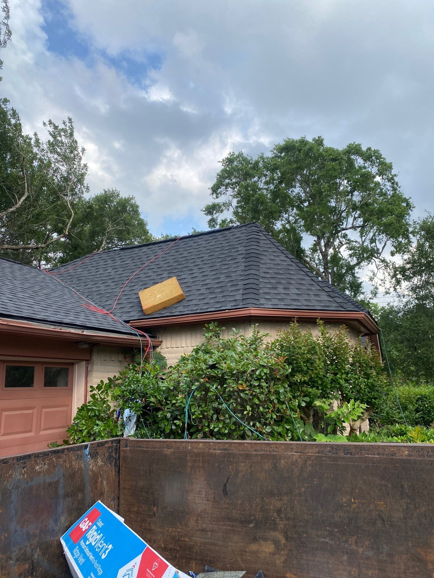 Residential Roof Replacement using GAF HDZ - Charcoal shingles by Elite Roofing LLC