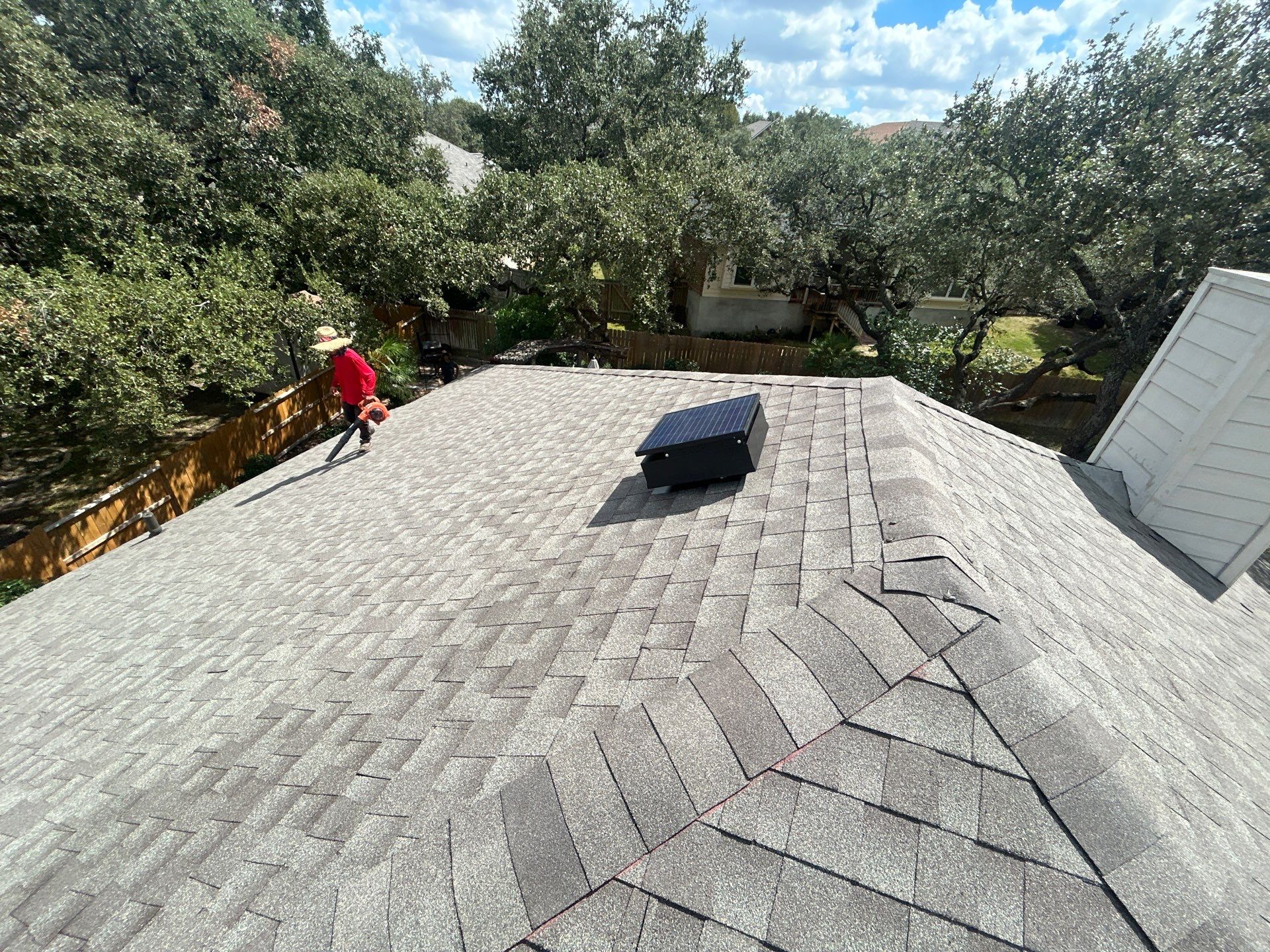 Roof Replacement and Gutter Install - 78251 by bh roofing