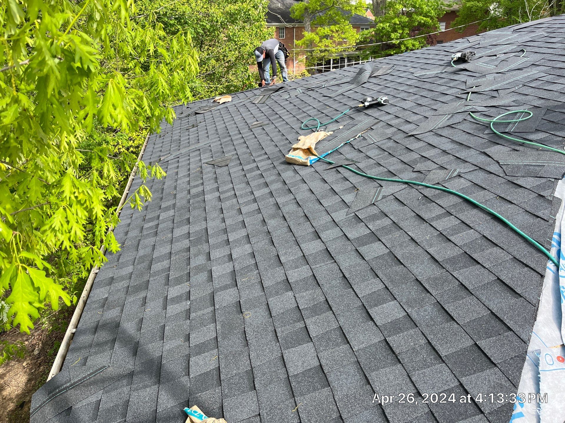Residential Roofing Installation using Certainteed Landmark Pro Shingles by Fahey Roofing + Contracting