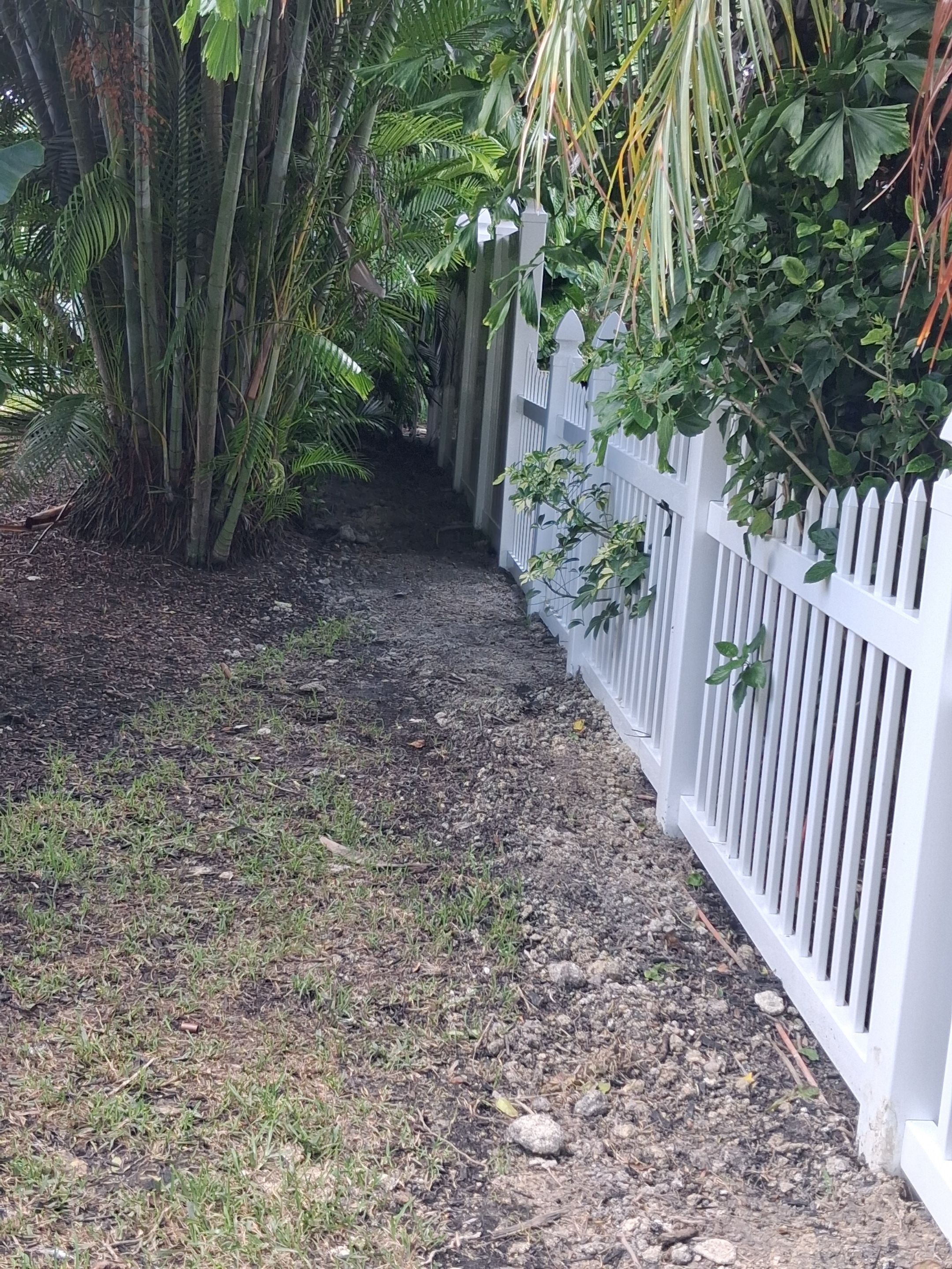 White Vinyl Picket and Privacy Fence Installation in Fort Myers by True Fence LLC