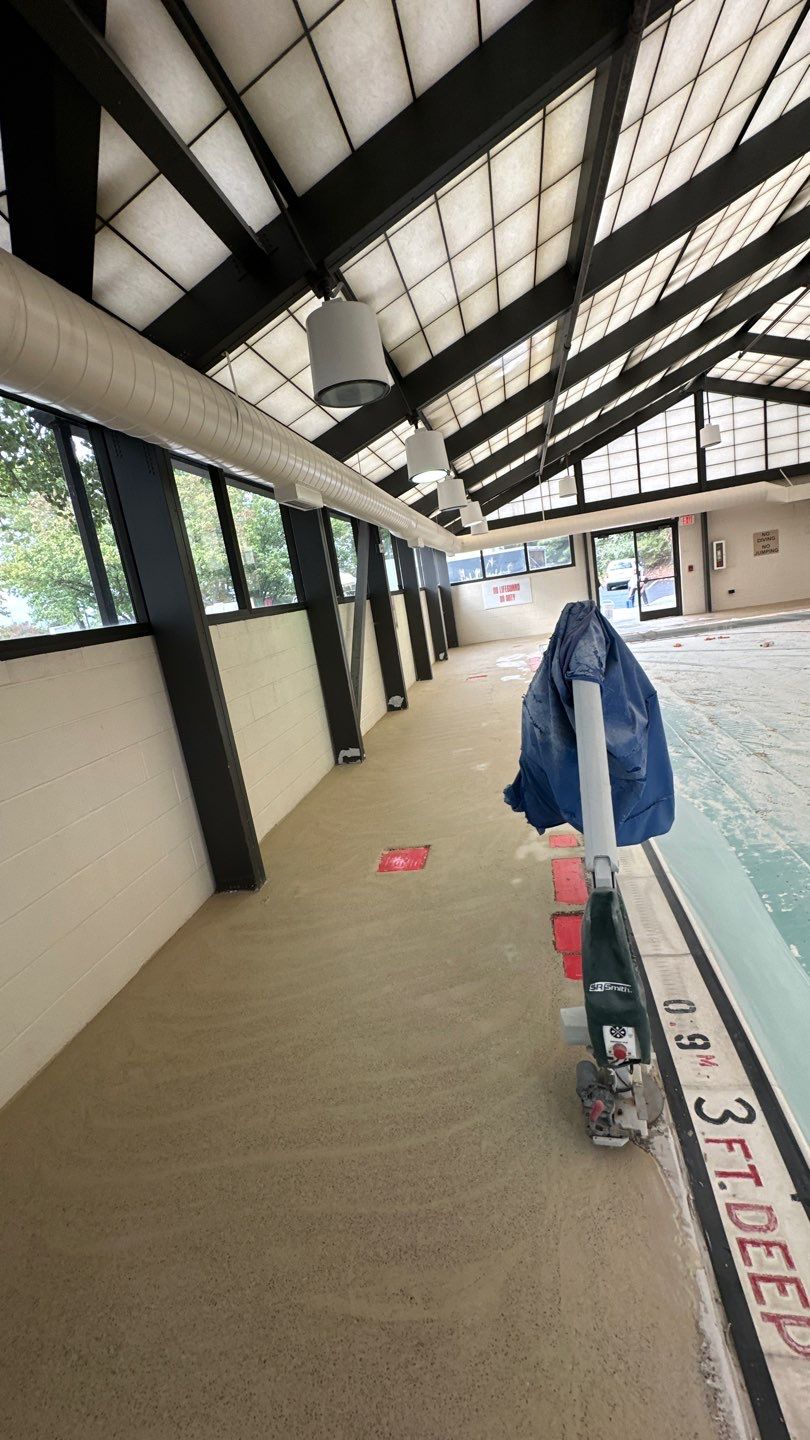 Hotel Pool Deck Project in Cranberry Township by Floors in a Day, Inc